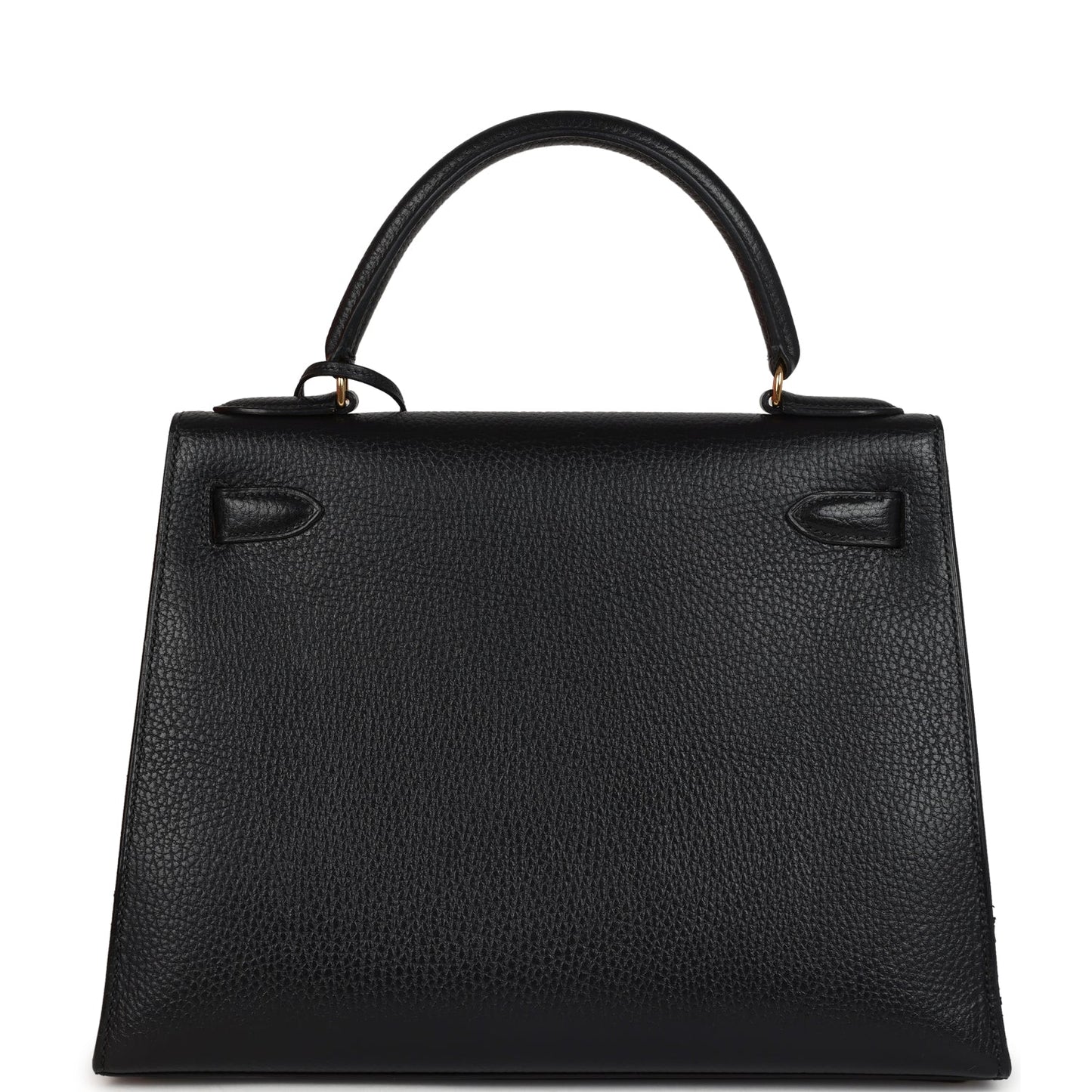 Vintage Kelly Sellier 28 Black Ardennes Gold Hardware