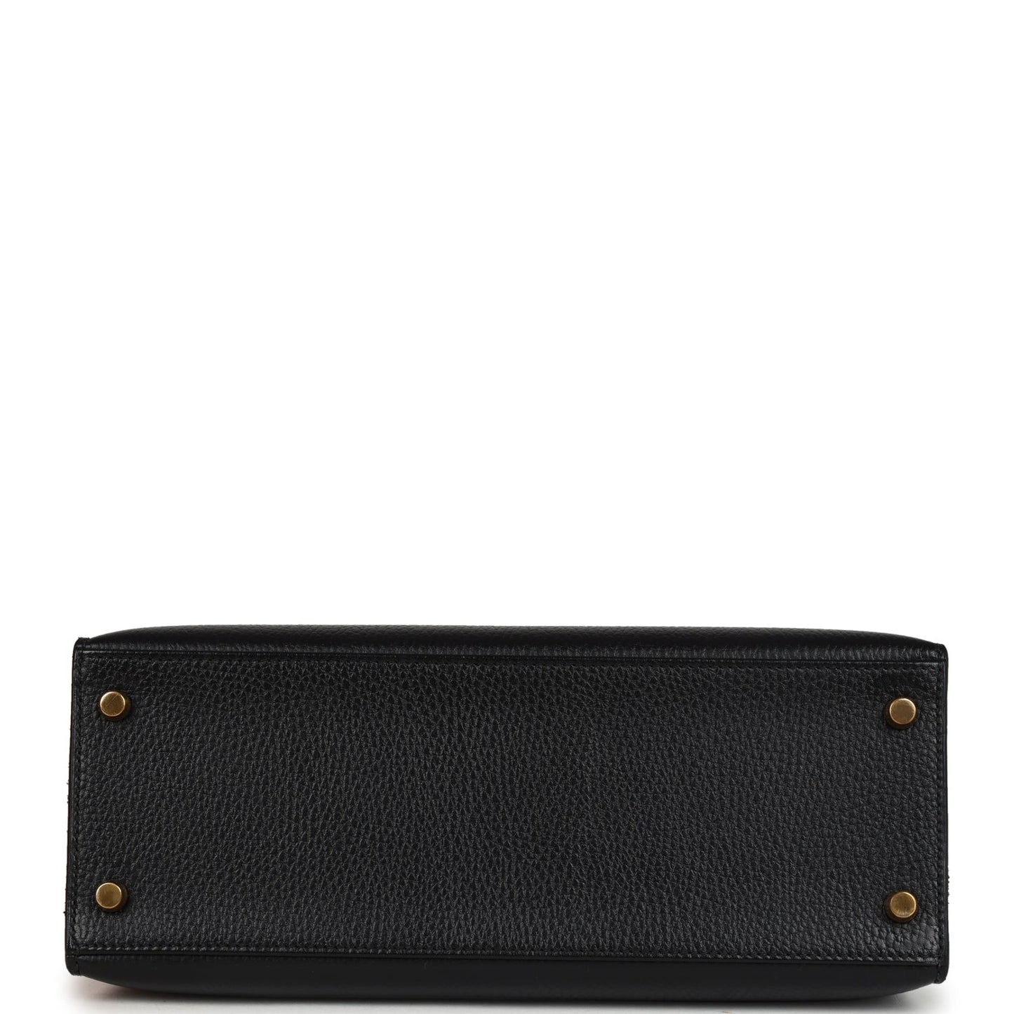 Vintage Kelly Sellier 28 Black Ardennes Gold Hardware