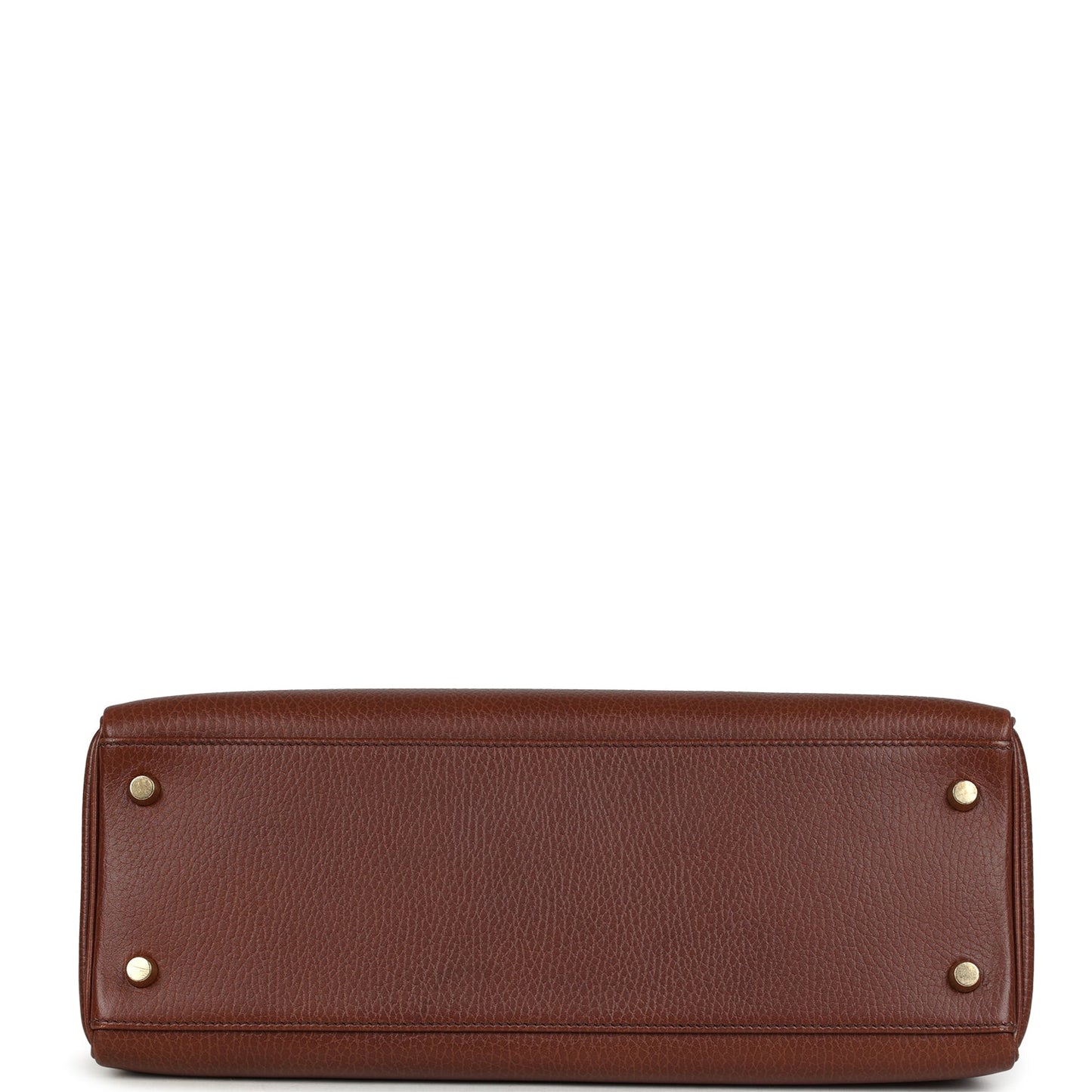 Vintage Kelly Retourne 32 Marron Fonce Ardennes Gold Hardware