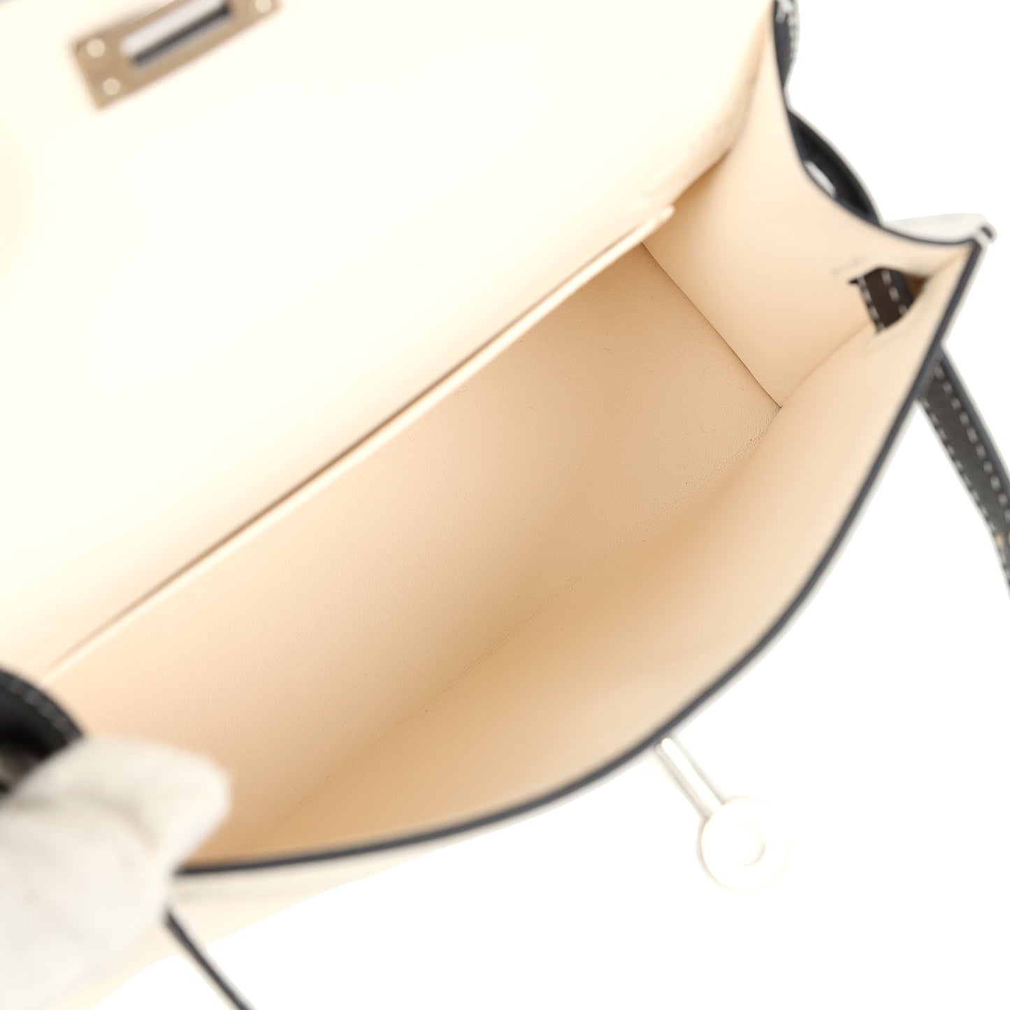 Special Order (HSS) Kelly Sellier 20 Nata and Black Chevre Mysore Palladium Hardware