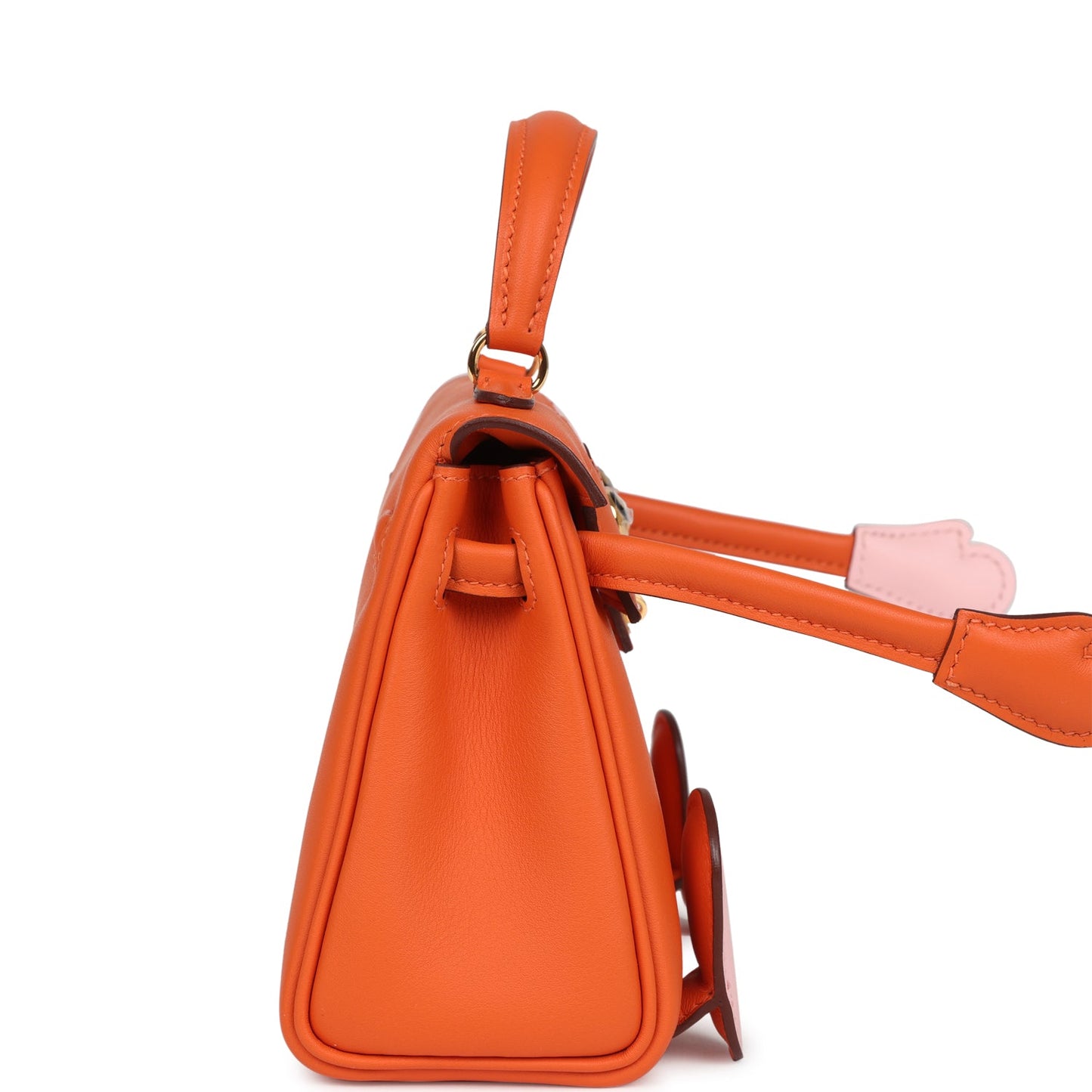 "Quelle Idolle" Kelly Doll Orange and Rose Sakura Swift Gold Hardware