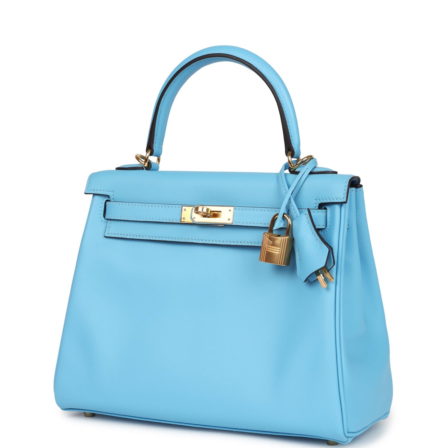 Kelly Retourne 25 Celeste Swift Gold Hardware