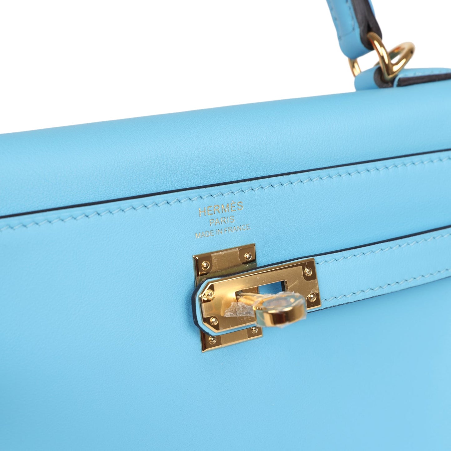 Kelly Retourne 25 Celeste Swift Gold Hardware