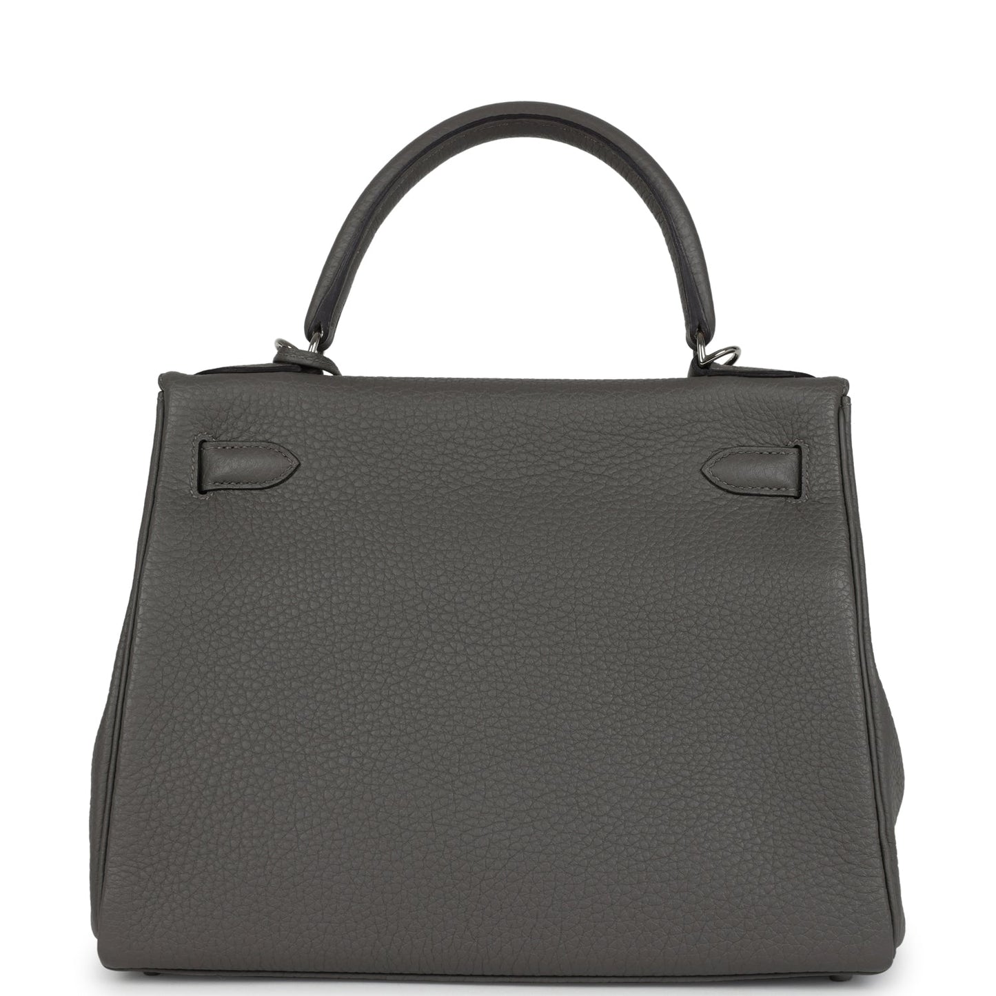 Kelly Retourne 28 Gris Meyer Clemence Palladium Hardware