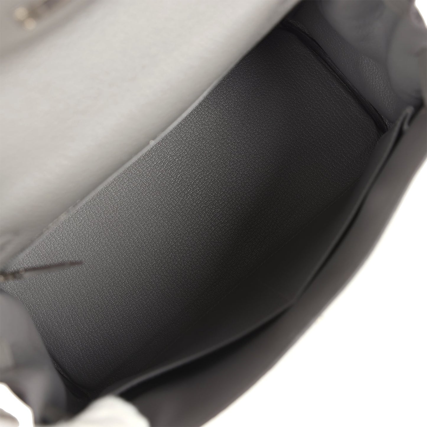 Kelly Retourne 28 Gris Meyer Clemence Palladium Hardware