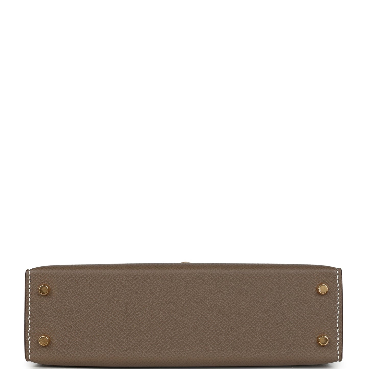 Kelly Sellier 20 Etoupe Epsom Gold Hardware