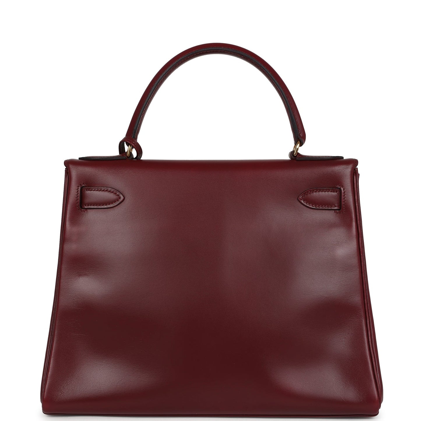 Vintage Kelly Retourne 28 Rouge H Box Gold Hardware