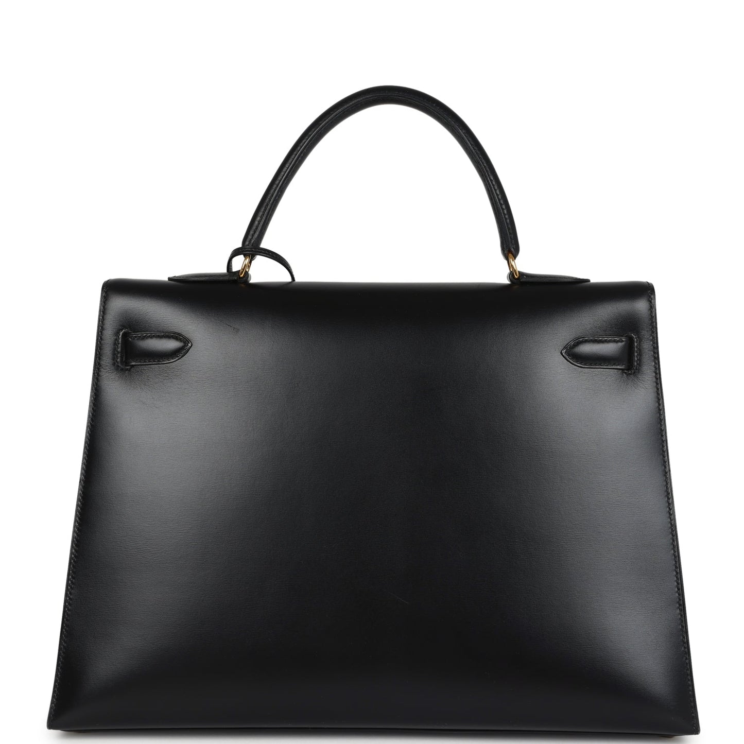 Vintage Kelly Sellier 35 Black Box Gold Hardware