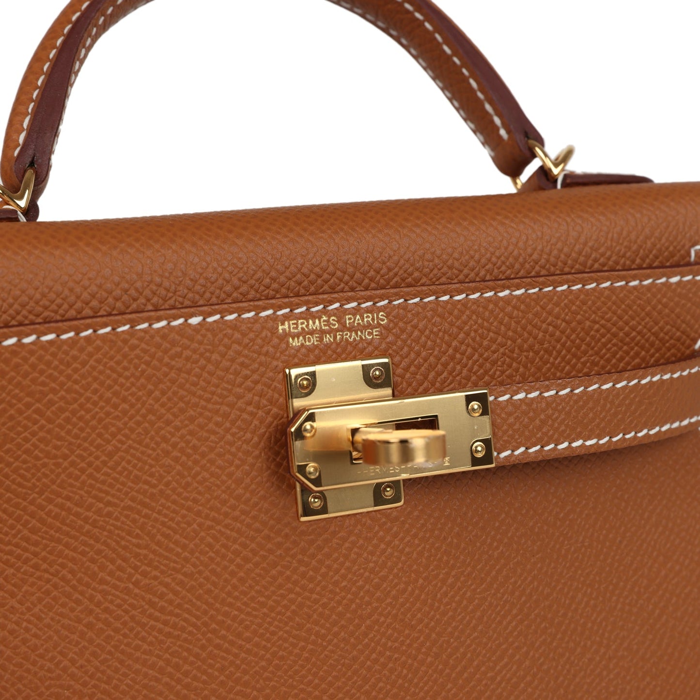 Kelly Sellier 20 Gold Epsom Gold Hardware