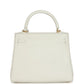Hermes Kelly Retourne 25 New White Swift Gold Hardware