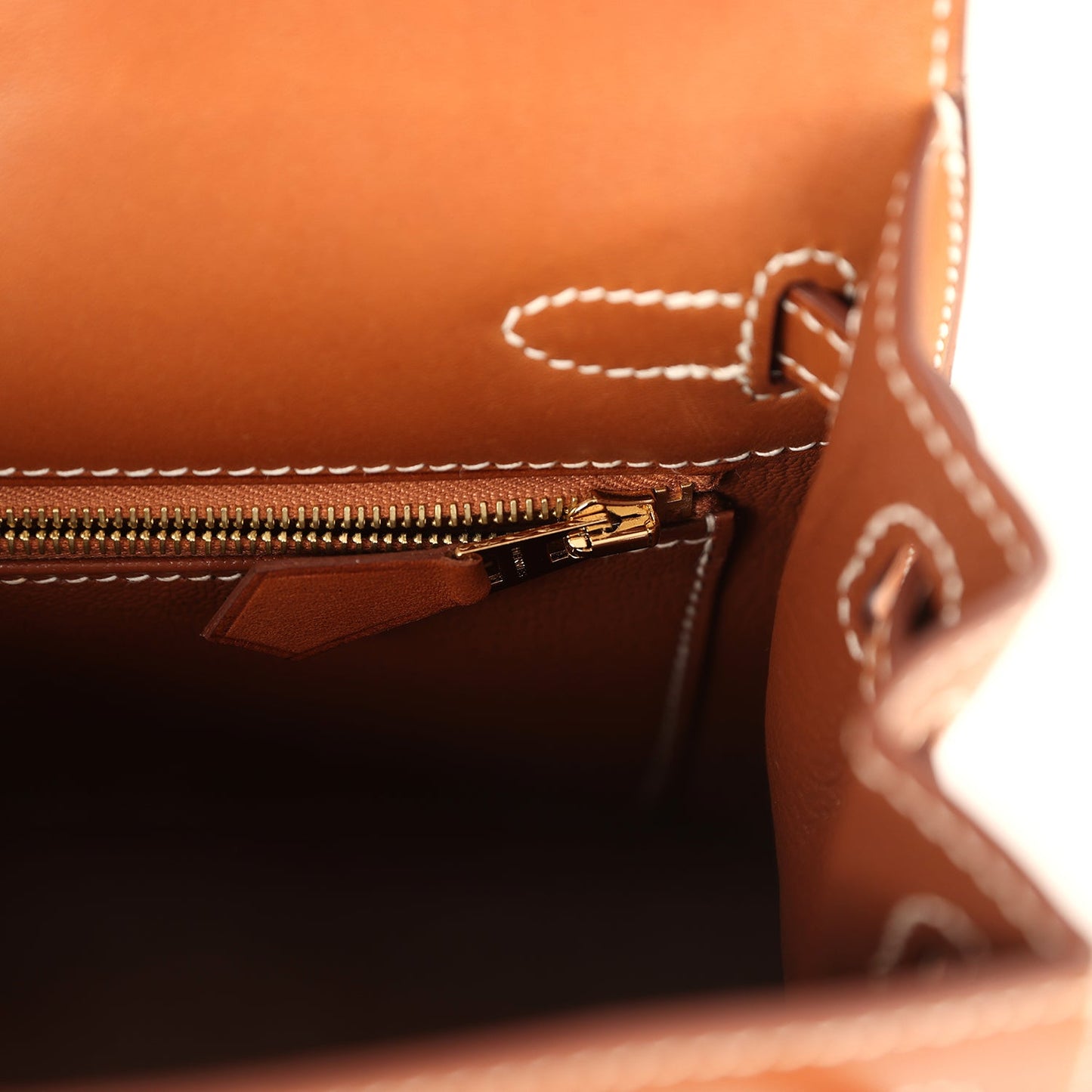 Kelly Sellier 25 Fauve Barenia Gold Hardware