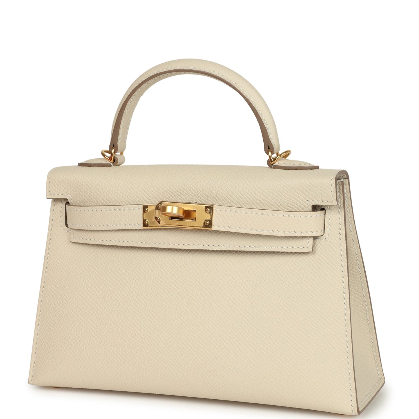 Kelly Sellier 20 Craie Epsom Gold Hardware