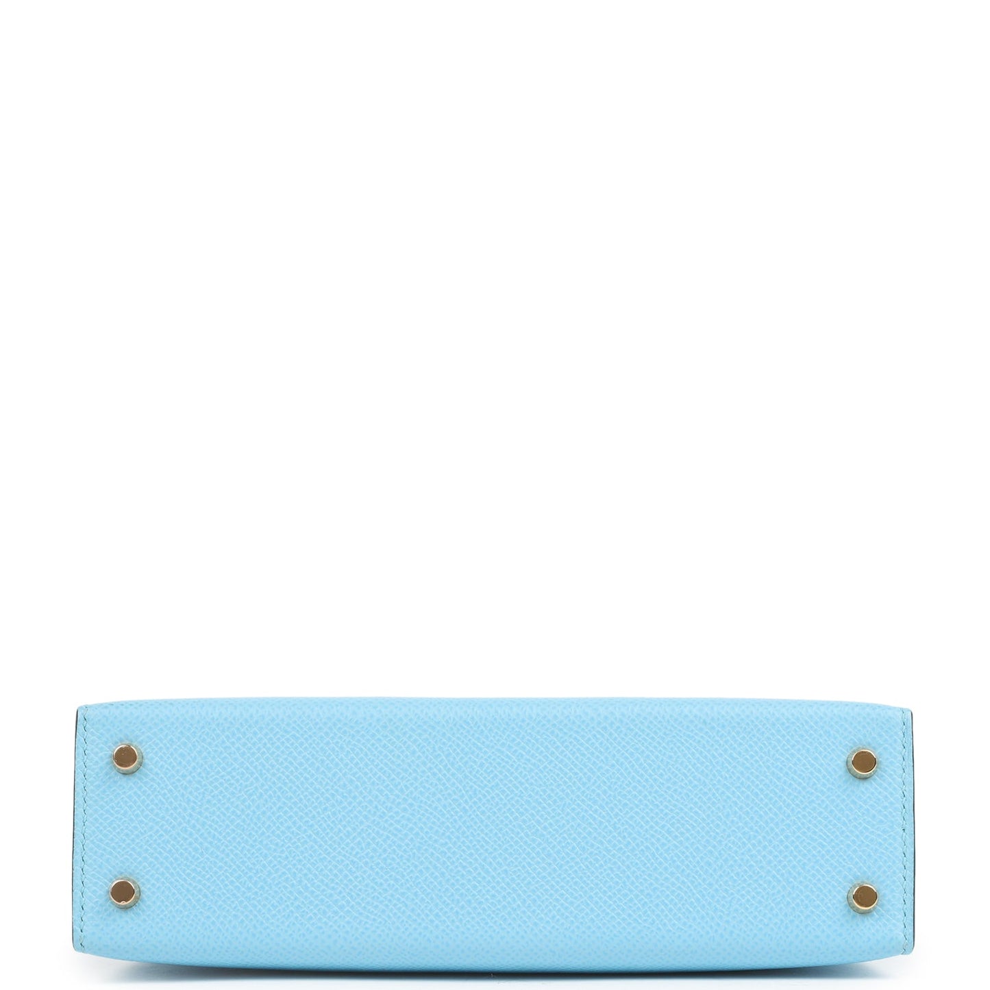 Kelly Sellier 20 Celeste Epsom Gold Hardware