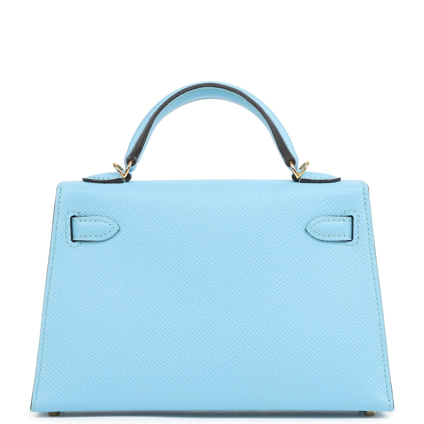 Kelly Sellier 20 Celeste Epsom Gold Hardware