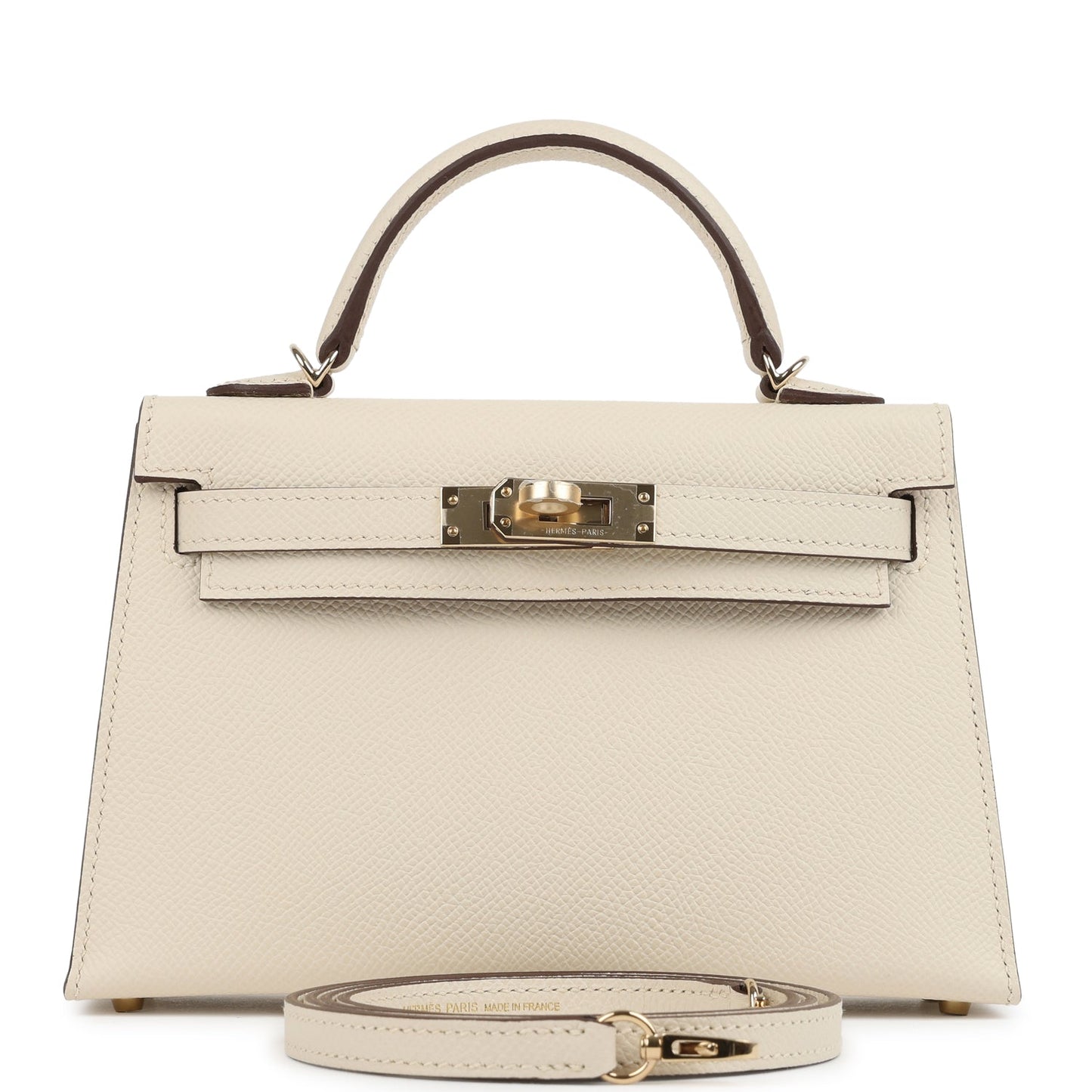 Special Order (HSS) Kelly Sellier 20 Craie Verso Epsom Permabrass Hardware