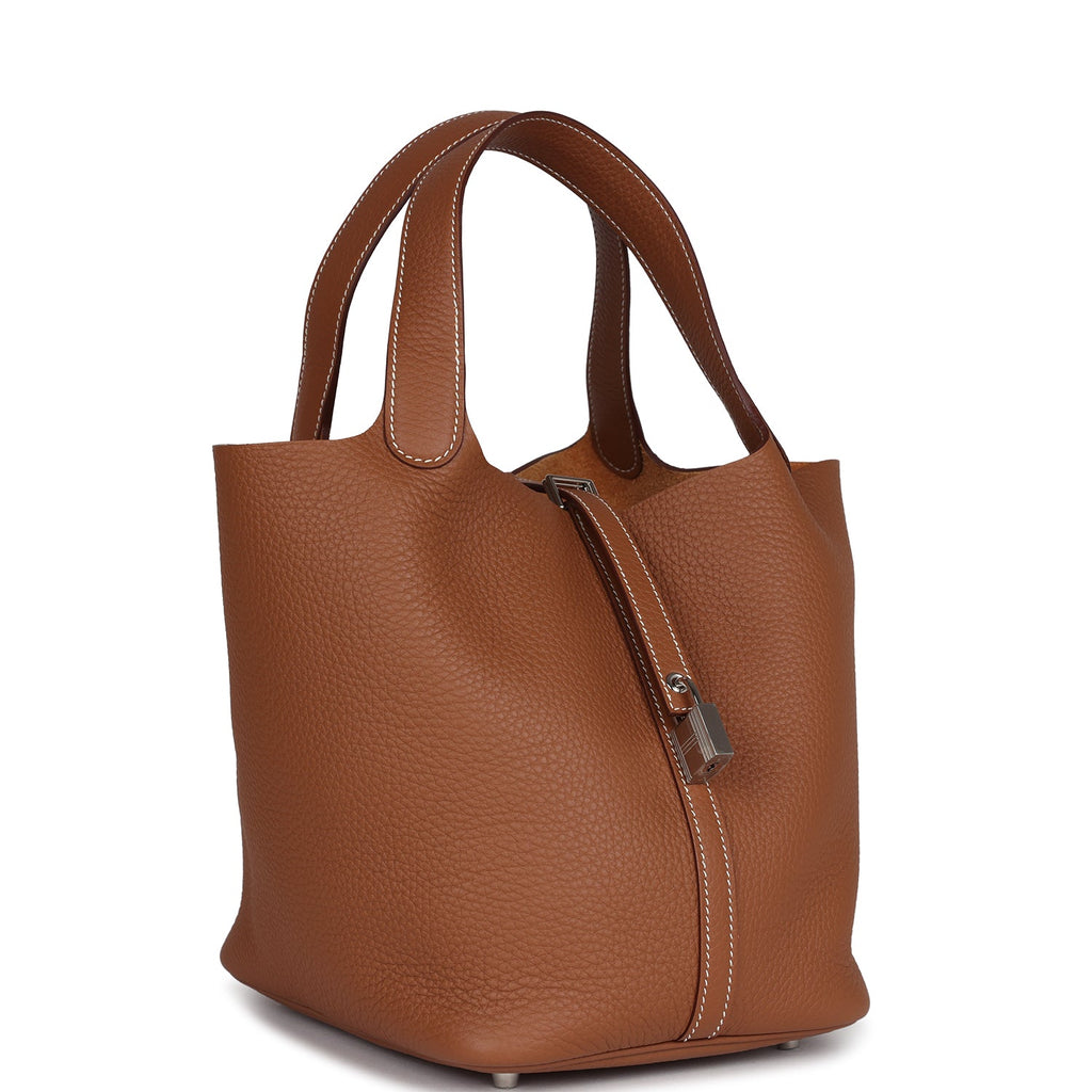 Picotin Lock 22 Gold Clemence Palladium Hardware