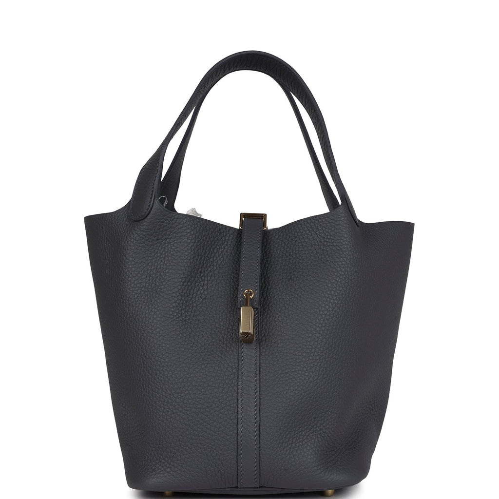 Picotin Lock 22 Ardoise Clemence Permabrass Hardware