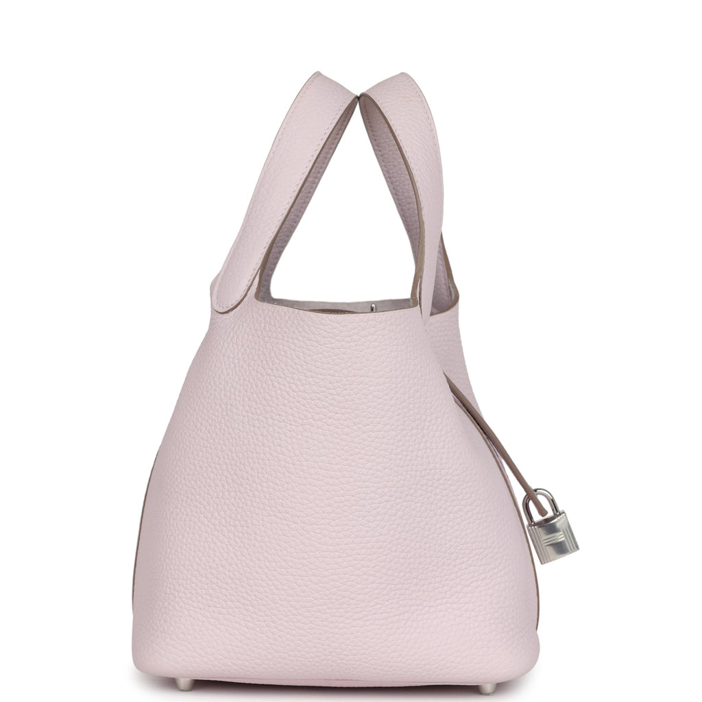 Picotin Lock 18 Mauve Pale Clemence Palladium Hardware