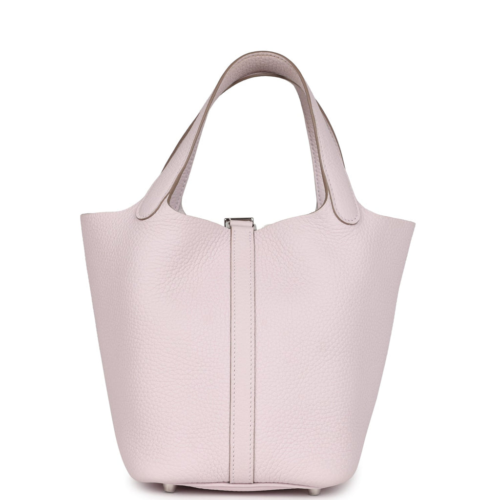 Picotin Lock 18 Mauve Pale Clemence Palladium Hardware