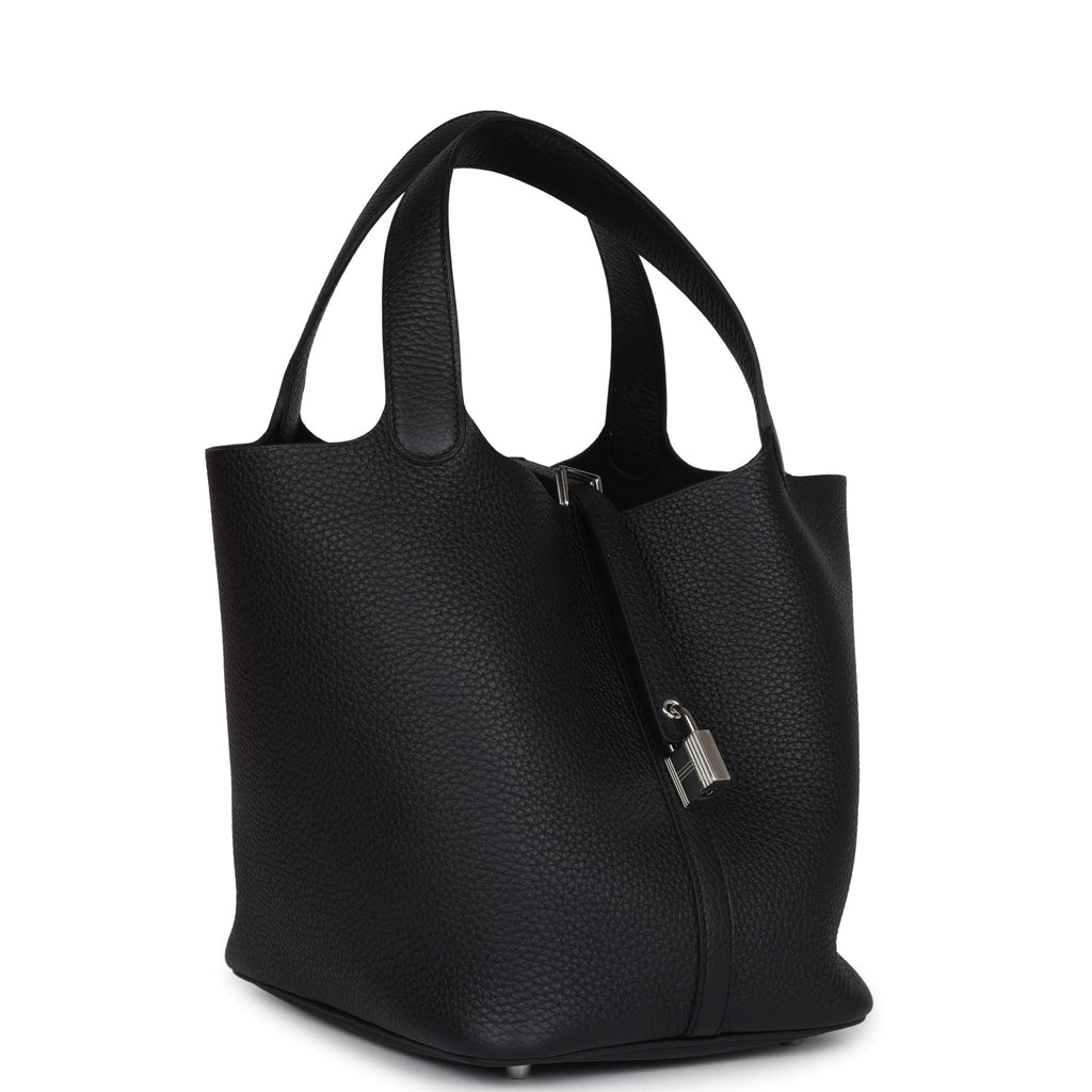 Picotin Lock 22 Black Clemence Palladium Hardware