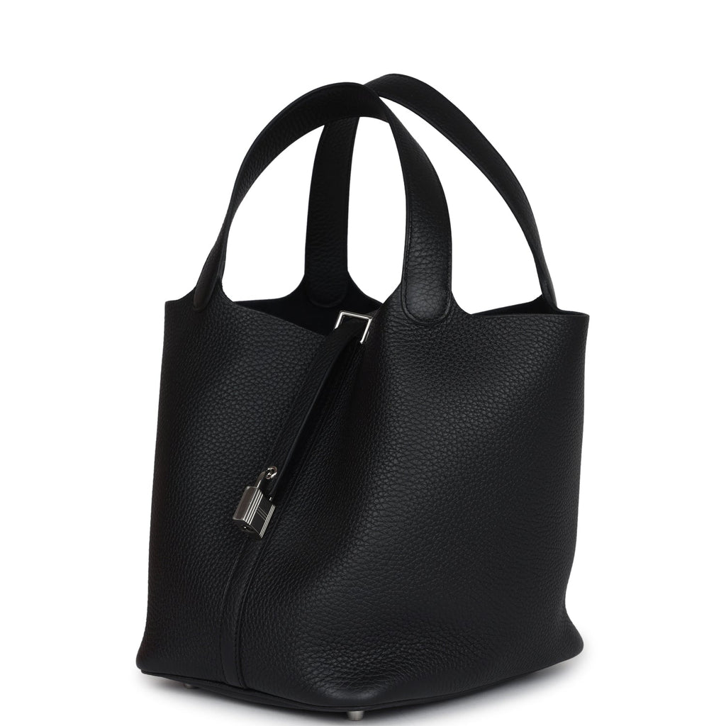 Picotin Lock 22 Black Clemence Palladium Hardware