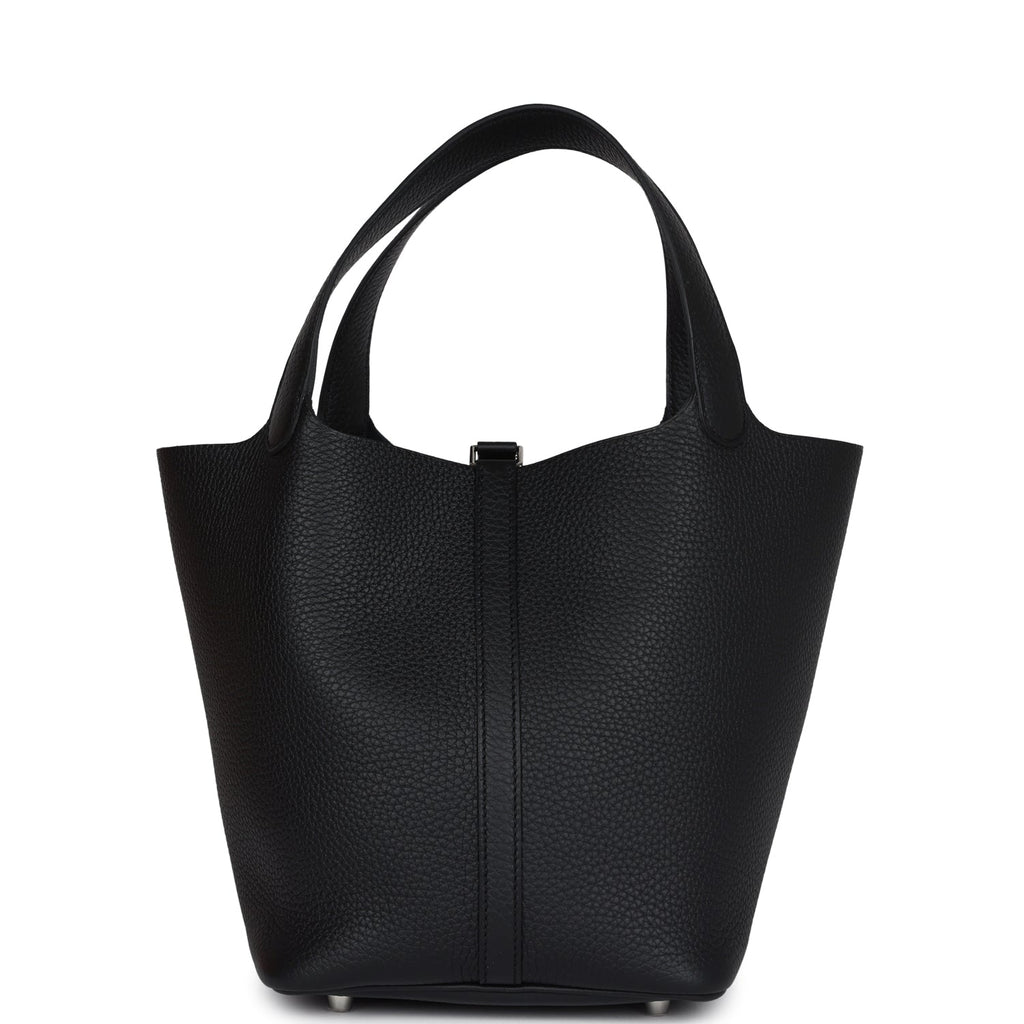 Picotin Lock 22 Black Clemence Palladium Hardware