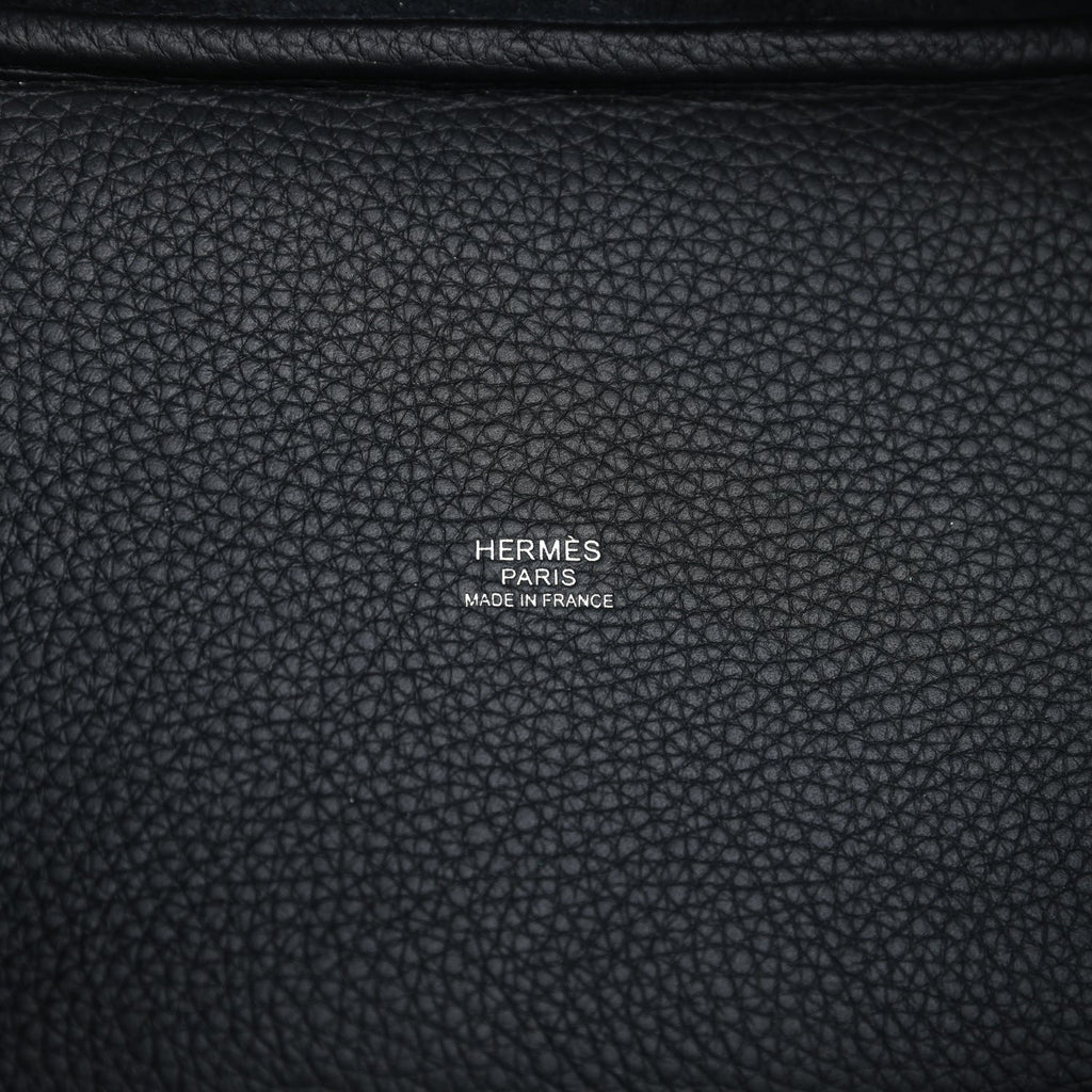 Picotin Lock 18 Monochrome Black Clemence Black Hardware