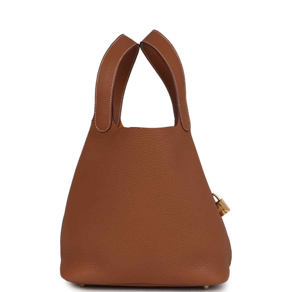 Picotin Lock 22 Gold Clemence Gold Hardware