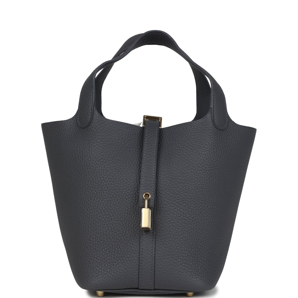 Picotin Lock 18 Ardoise Clemence Permabrass Hardware