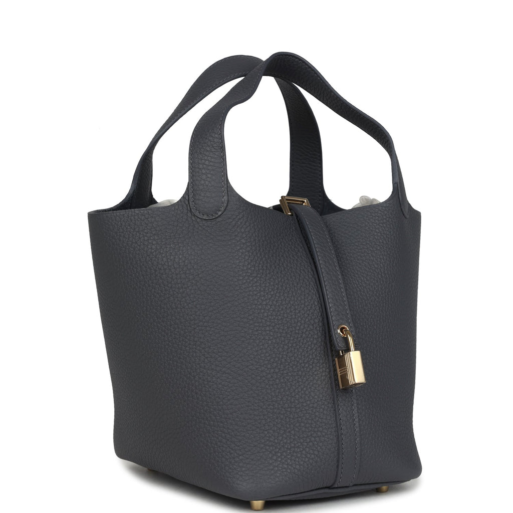 Picotin Lock 18 Ardoise Clemence Permabrass Hardware