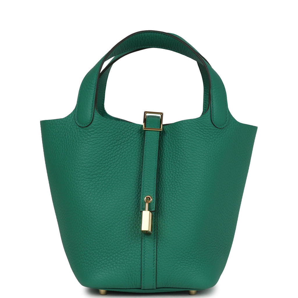 Picotin Lock 18 Vert Vertigo Clemence Gold Hardware
