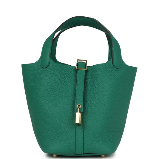 Picotin Lock 18 Vert Vertigo Clemence Gold Hardware