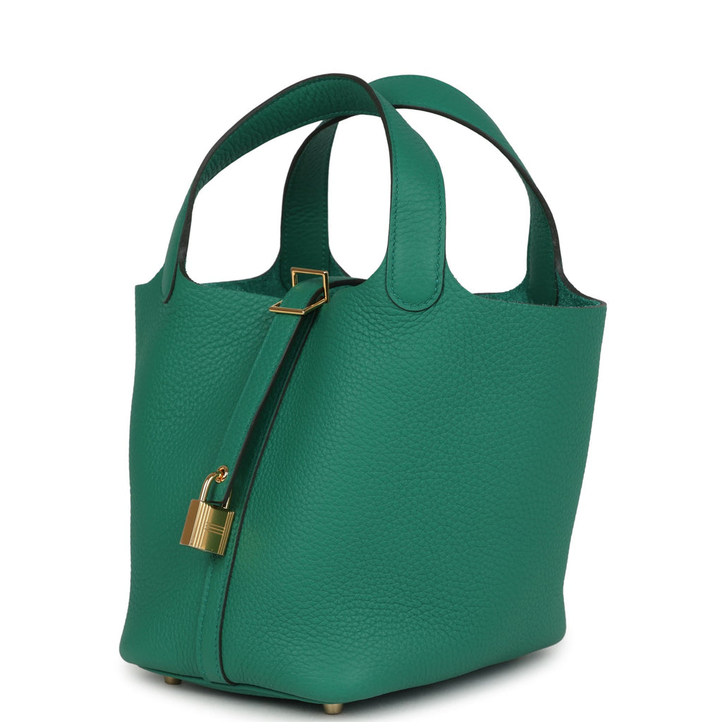 Picotin Lock 18 Vert Vertigo Clemence Gold Hardware