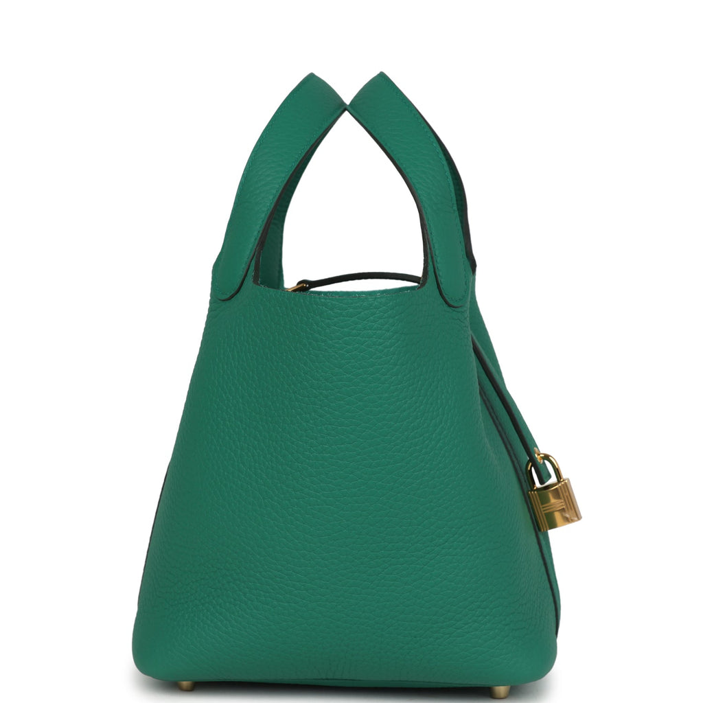 Picotin Lock 18 Vert Vertigo Clemence Gold Hardware