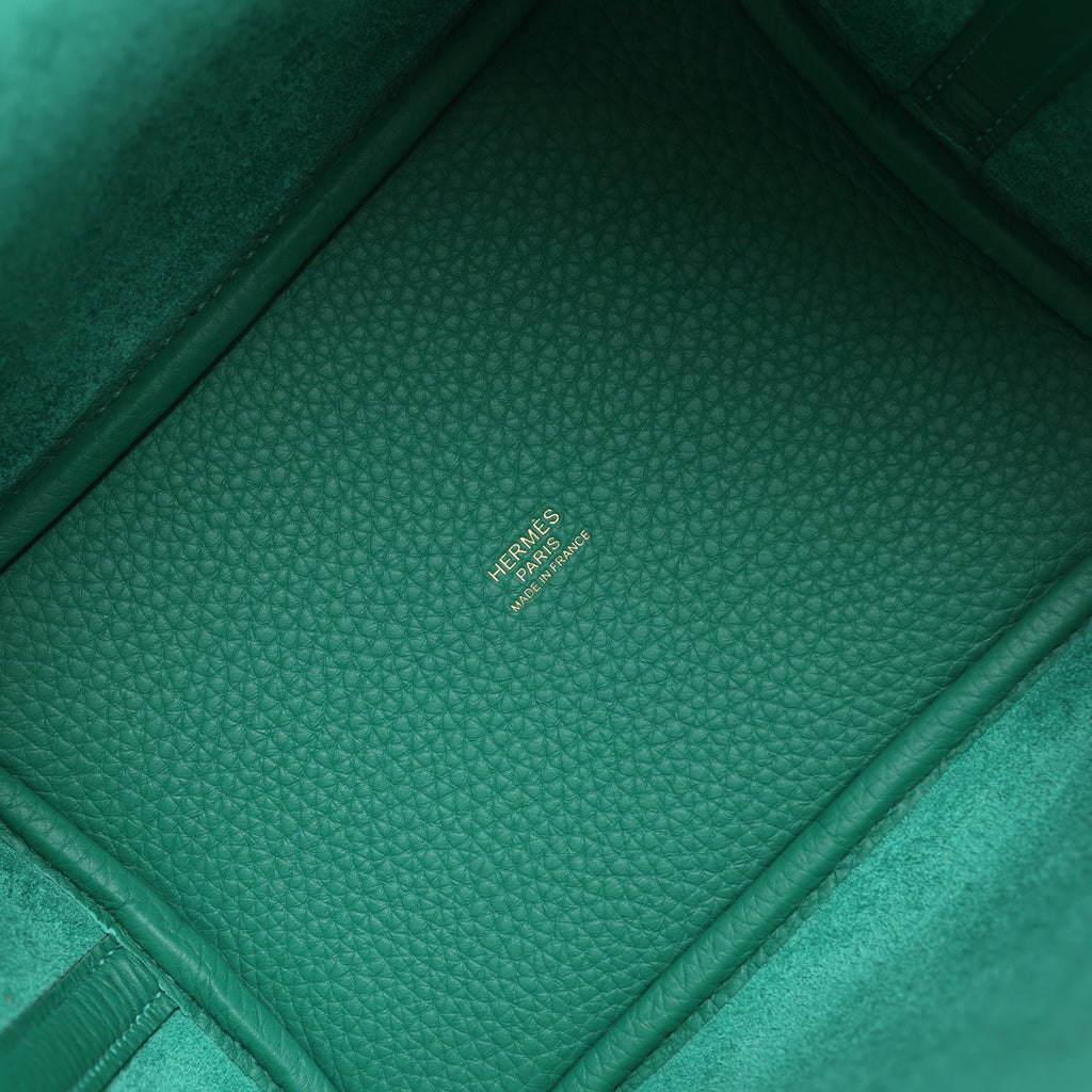 Picotin Lock 18 Vert Vertigo Clemence Gold Hardware