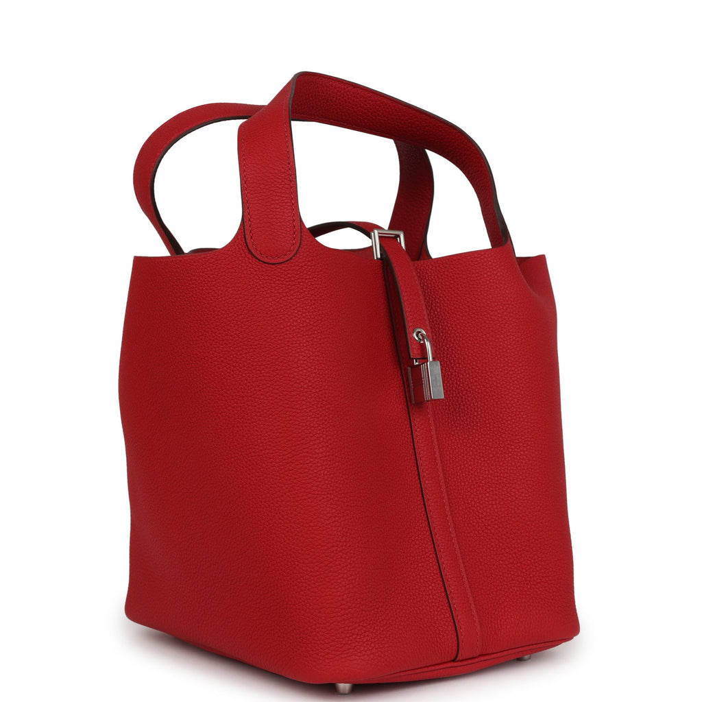 Picotin Lock 22 Rouge Piment Maurice Palladium Hardware