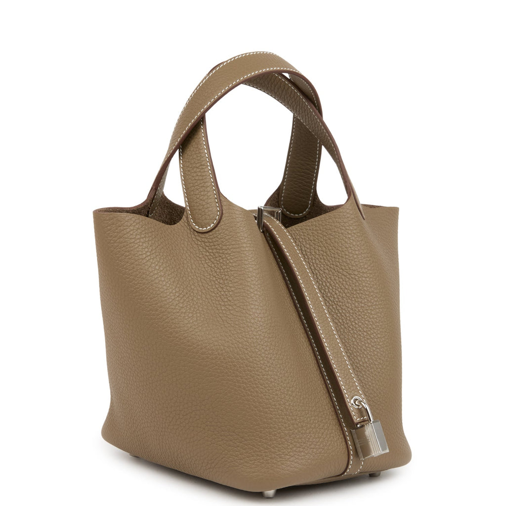 Picotin Lock 18 Etoupe Clemence Palladium Hardware