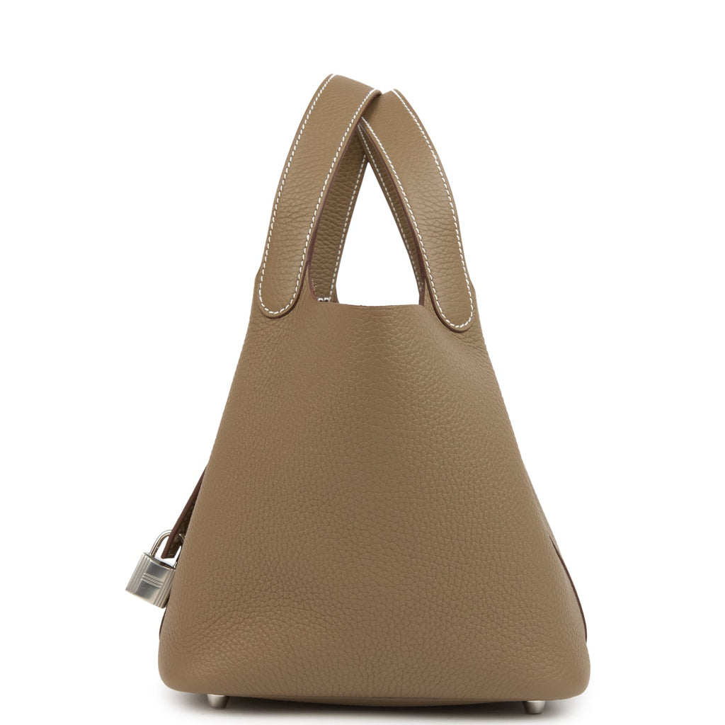 Picotin Lock 18 Etoupe Clemence Palladium Hardware