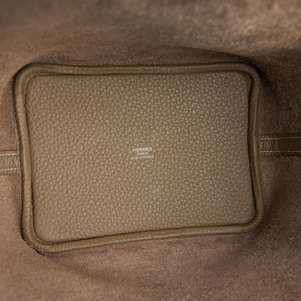 Picotin Lock 18 Etoupe Clemence Palladium Hardware