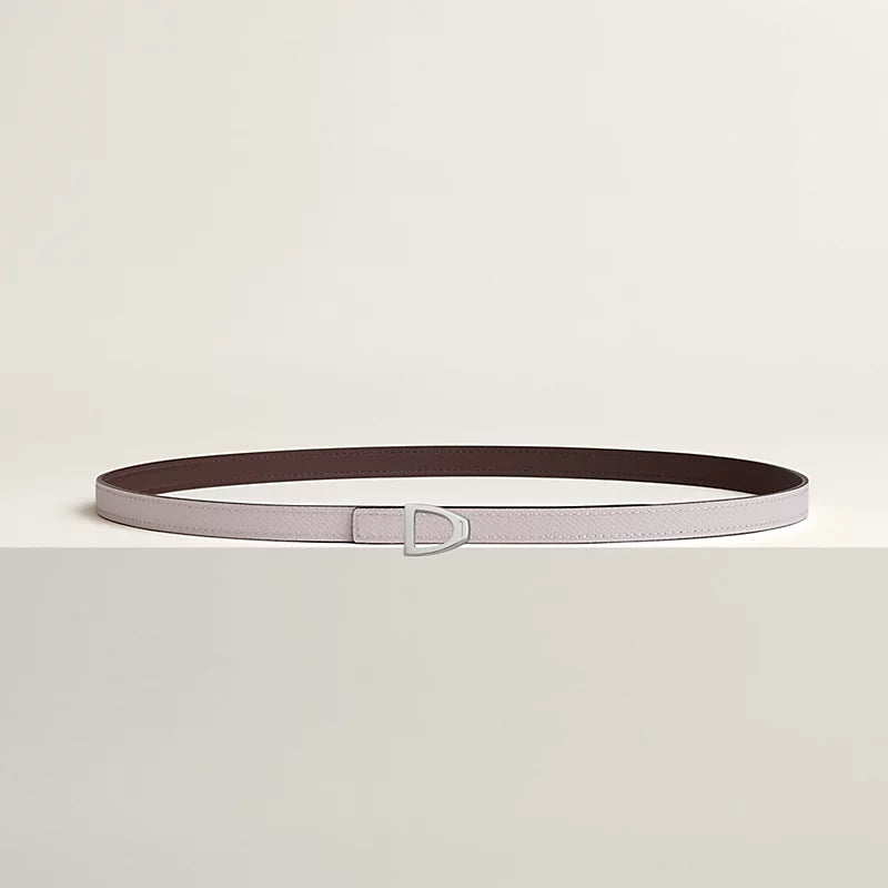 Cavaliere Belt Buckle & Reversible Leather Strap 13 MM