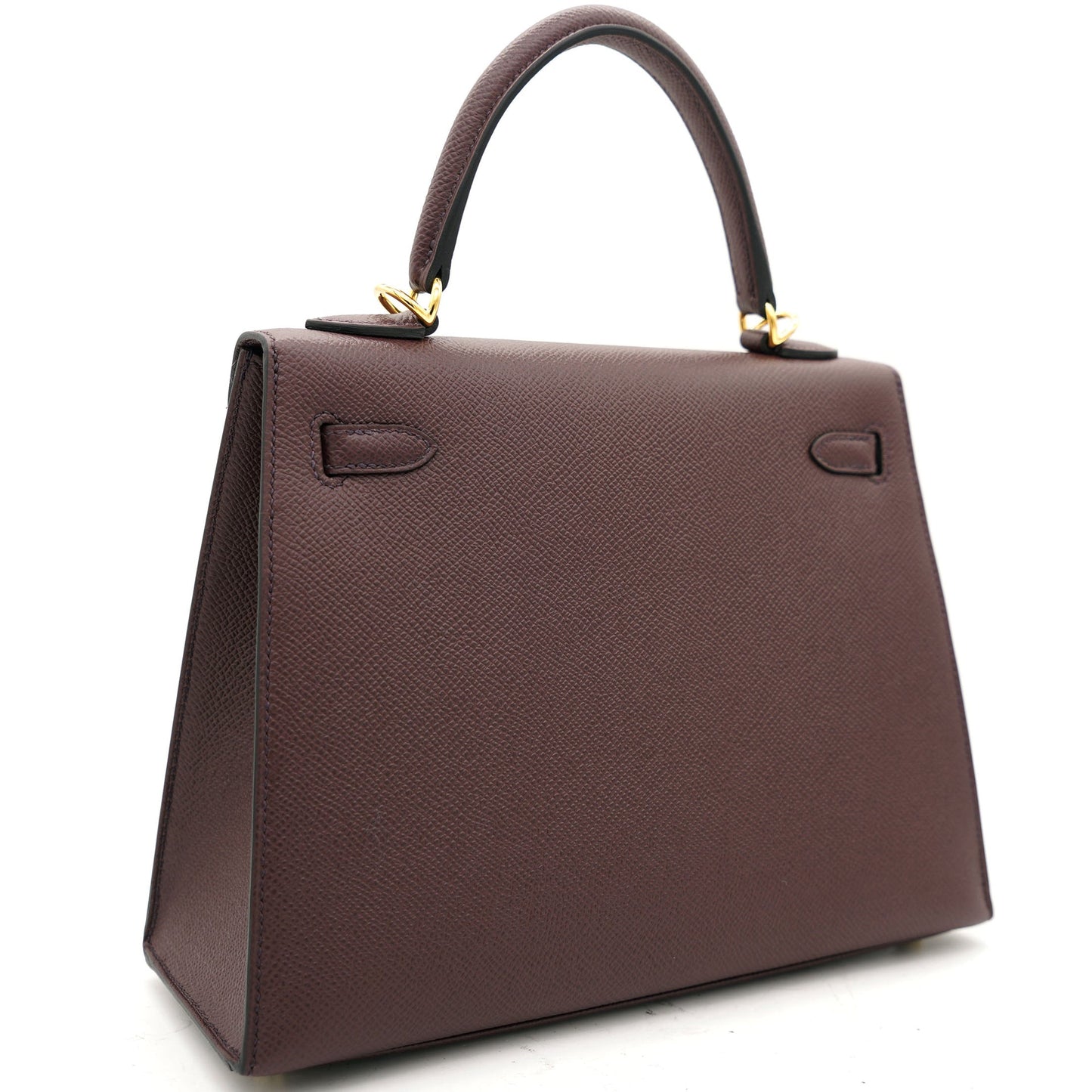 Hermès Kelly 28 Togo Coffee / Gold Hardware 01