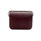 Hermès Constance 18 Crocodile leather Wine Red  color  / Gold  Hardware 01