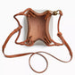 Small Parachute Shoulder Bag Hemp and Leather