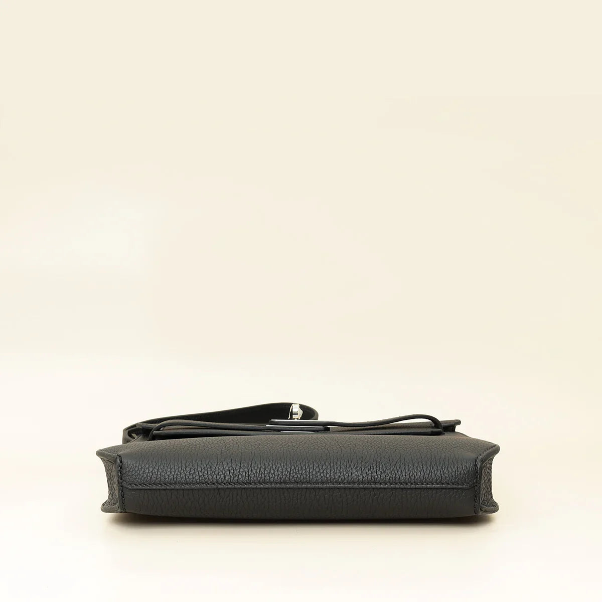 Hermes Noir Kelly Depeches 25 Pouch