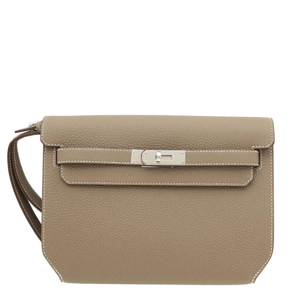 Hermes Noir Kelly Depeches 25 Pouch