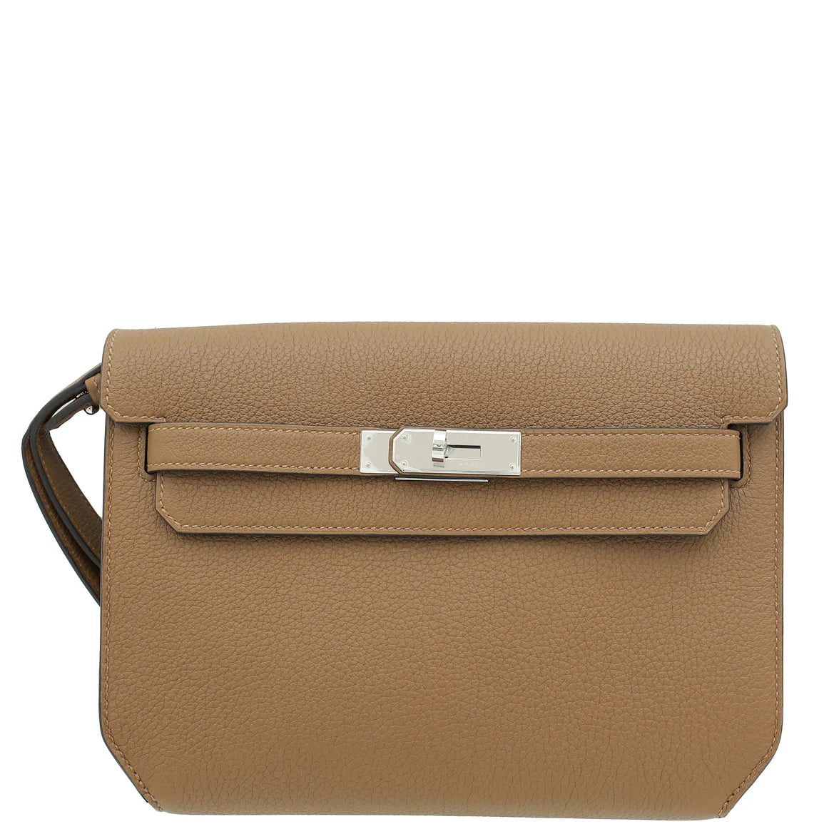 Hermes Noir Kelly Depeches 25 Pouch