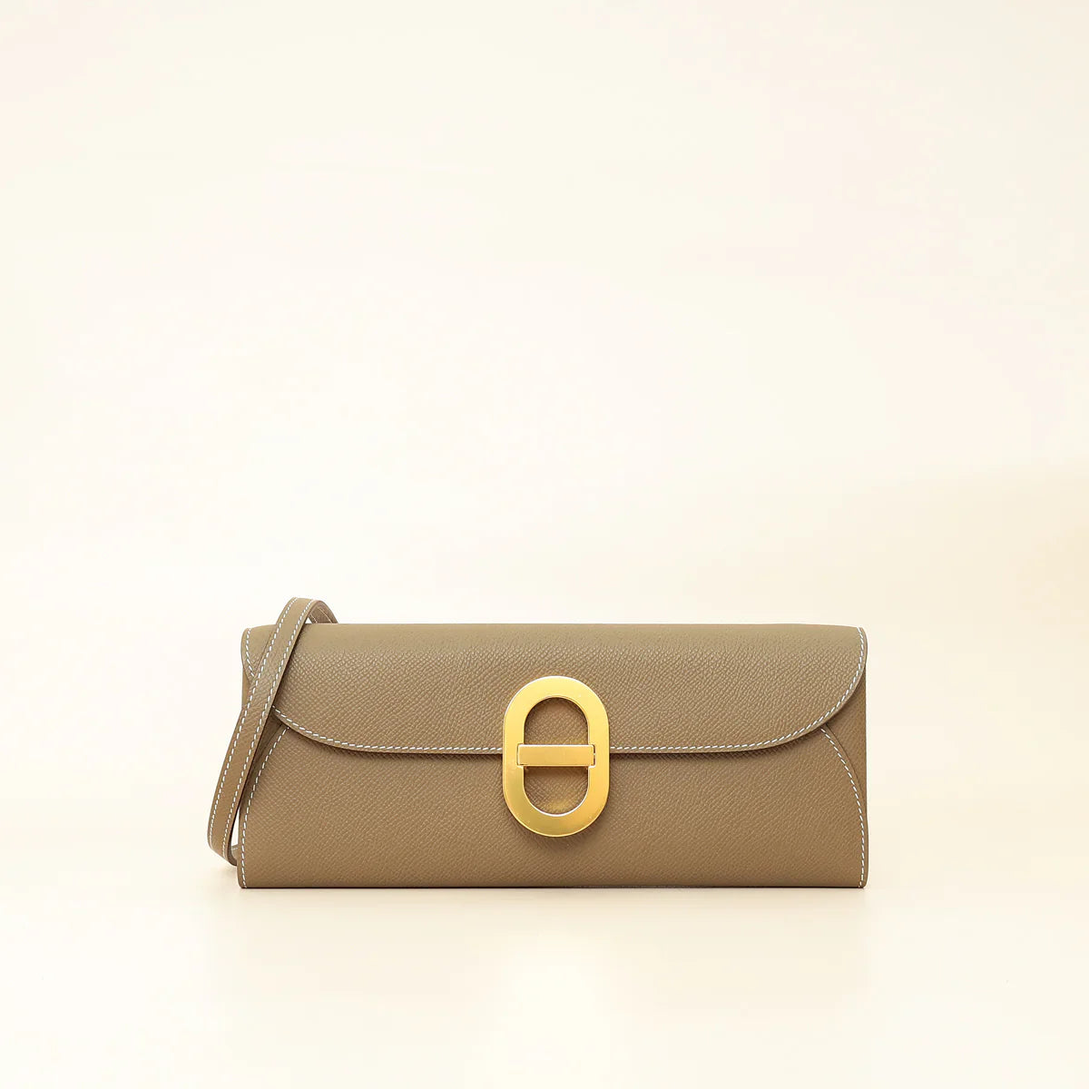 Hermes Etoupe Glacier Maillon To Go Wallet