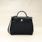 Hermes Noir Herbag Zip 31 Retourne Vache Hunter