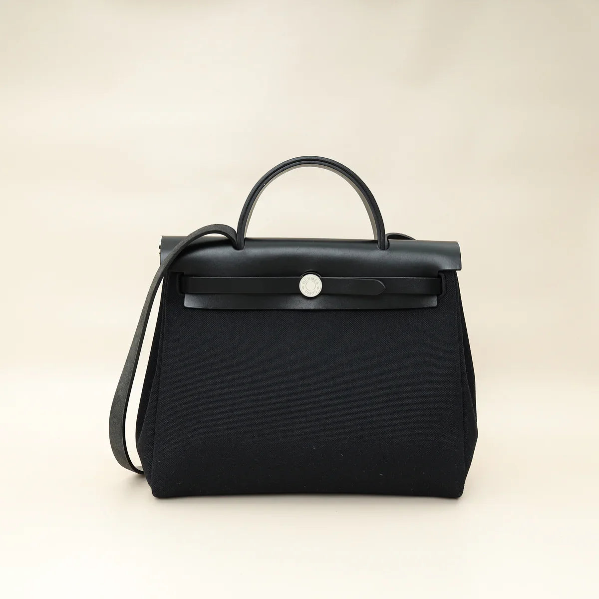 Hermes Noir Herbag Zip 31 Retourne Vache Hunter