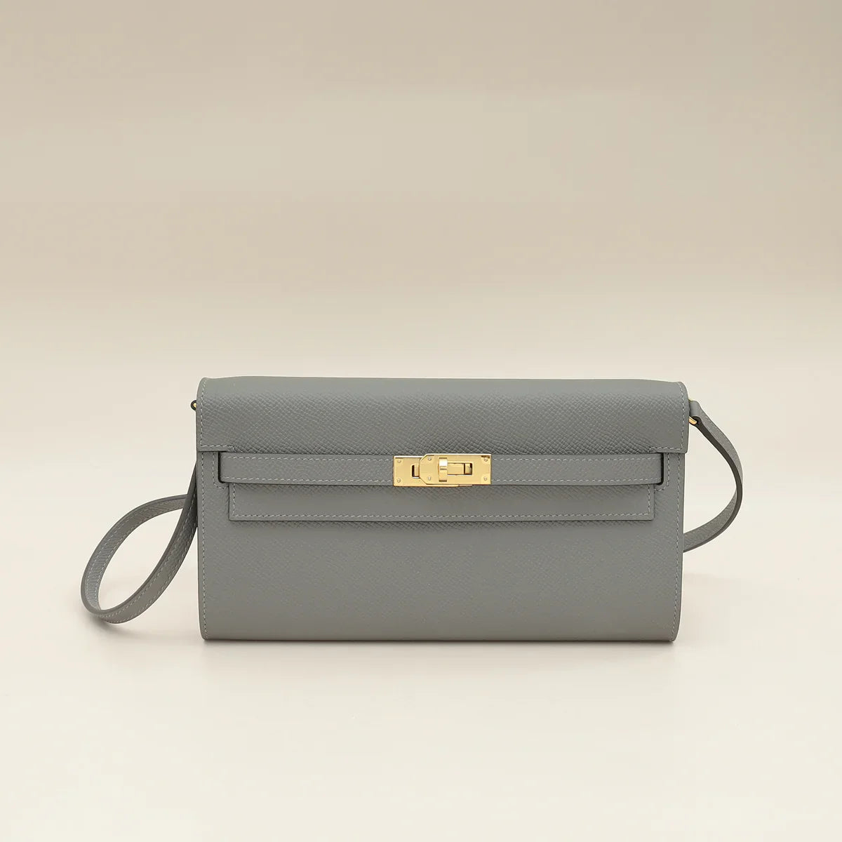 Hermes Etoupe Kelly To Go Evercolor Wallet